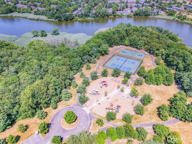 18 Bucknell Dr, East Brunswick, NJ 08816 - drone / aerial view featuring a water view