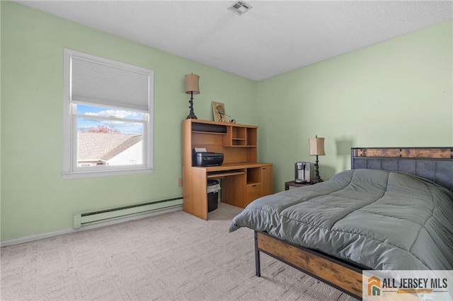 479 Newport Way, Monroe, NJ 08831 - bedroom featuring a baseboard radiator and carpet flooring