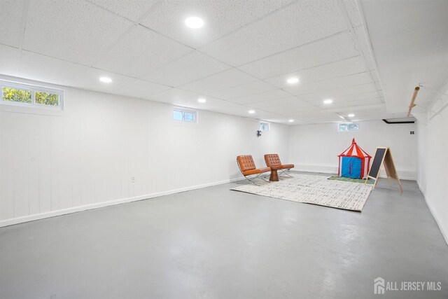 1779 Hughes Ter, Piscataway, NJ 08854 - basement with recessed lighting, plenty of natural light, and baseboards