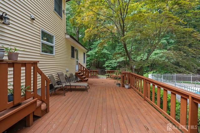 20 Buffalo Run, East Brunswick, NJ 08816 - view of wooden terrace