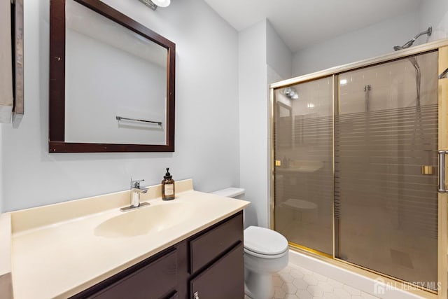 15-A Betsy Ross Dr, Monroe, NJ 08831 - full bath with toilet, vanity, and a shower stall