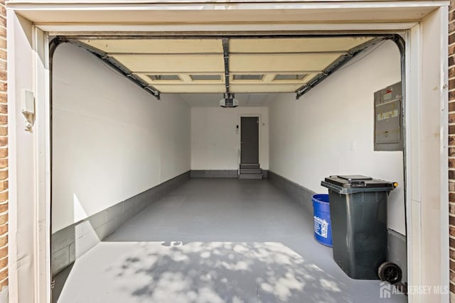15-A Betsy Ross Dr, Monroe, NJ 08831 - garage with a garage door opener and electric panel