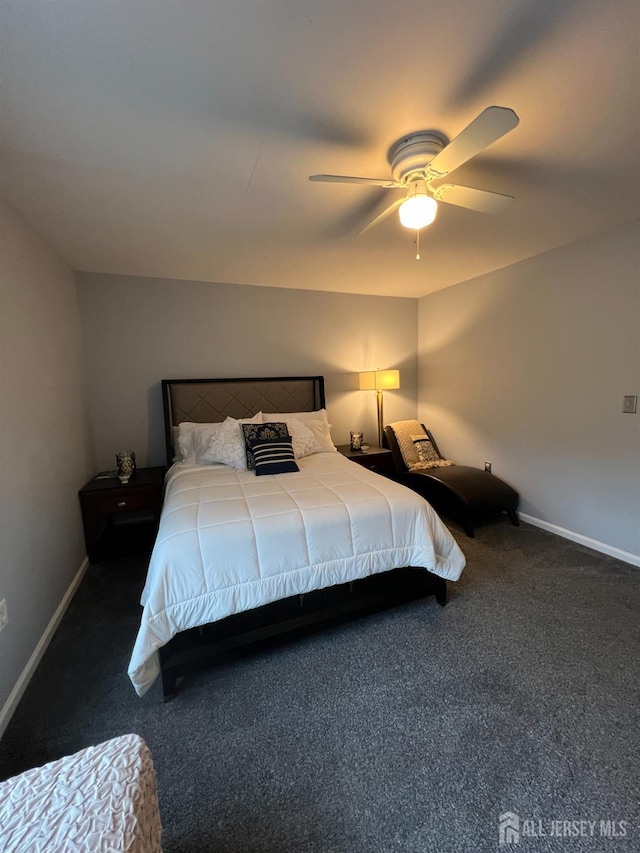 4 Linda Ct, Old Bridge, NJ 08879 - carpeted bedroom with baseboards and ceiling fan