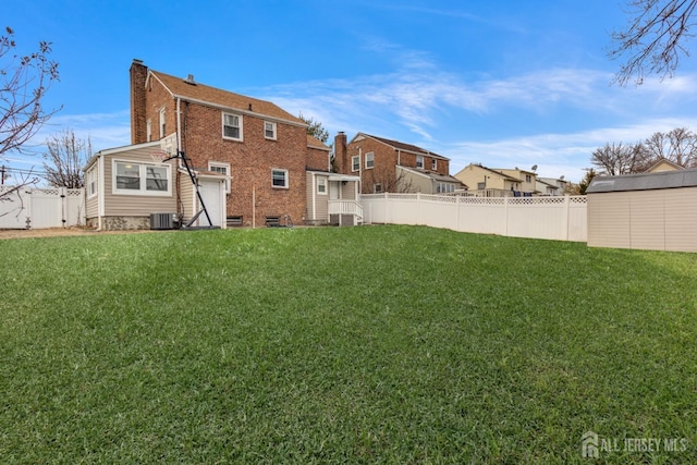 exterior space featuring central AC unit