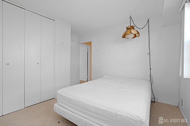 bedroom featuring a closet