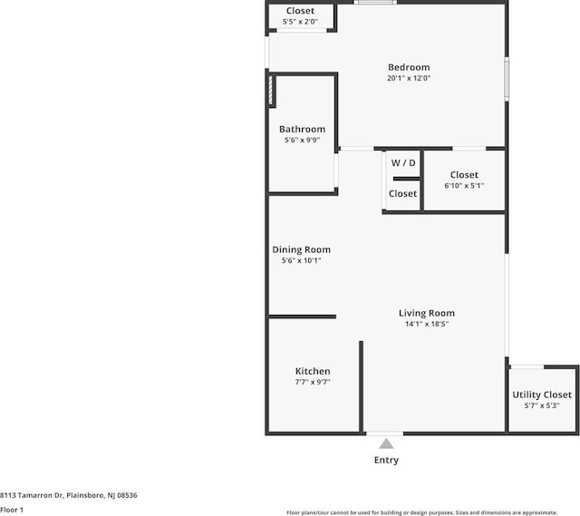 8113 Tamarron Dr, Plainsboro, NJ 08536 - room layout