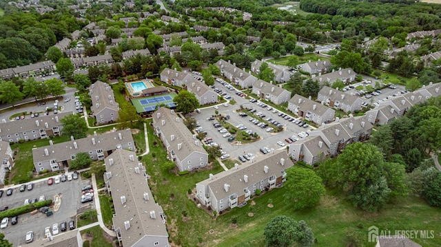 8113 Tamarron Dr, Plainsboro, NJ 08536 - aerial view of property's location with nearby suburban area