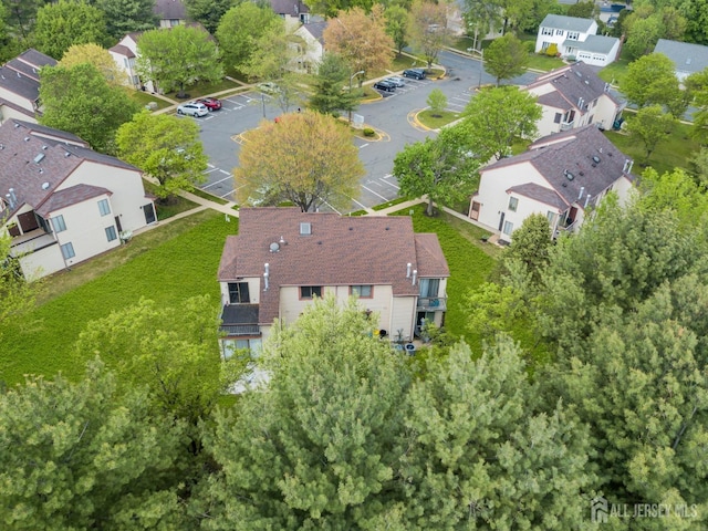 bird's eye view featuring a residential view