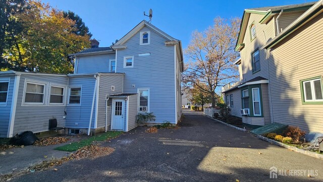 view of rear view of property