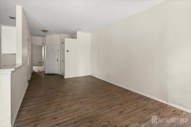 5151 Beech Ct, South Brunswick, NJ 08852 - unfurnished room with dark wood-type flooring and baseboards