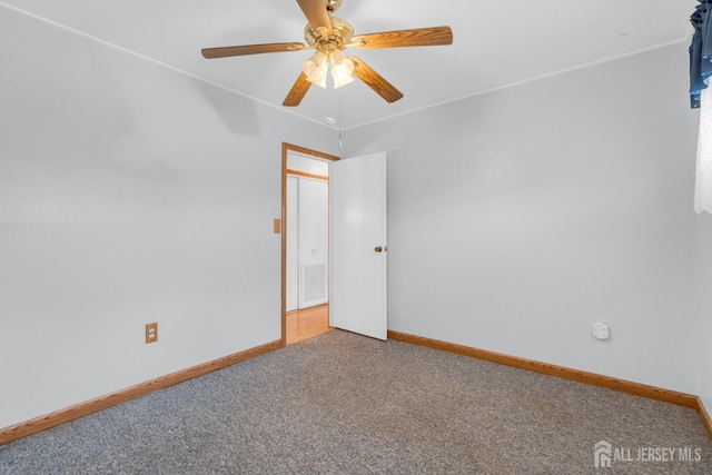 49 Charles Ter, Piscataway, NJ 08854 - spare room with light colored carpet and ceiling fan