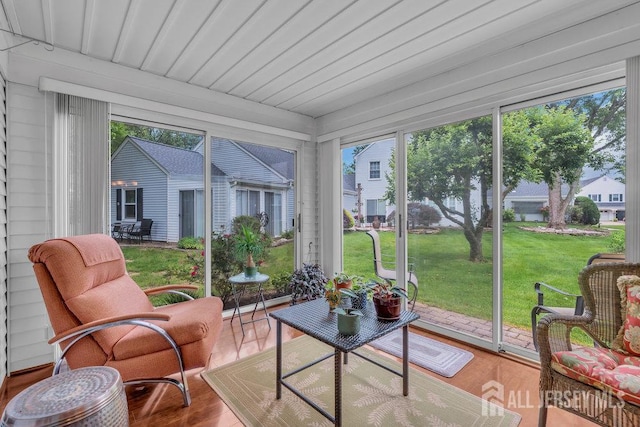 539 Old Nassau Rd Unit B, Monroe, NJ 08831 - sunroom / solarium with wood finished floors