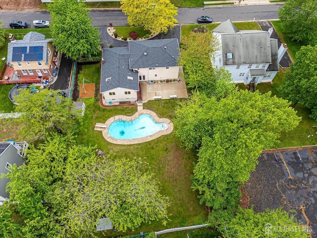 878 Beatrice Pkwy, Edison, NJ 08820 - drone / aerial view of a pool area