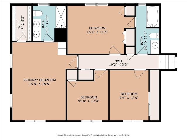 878 Beatrice Pkwy, Edison, NJ 08820 - room layout