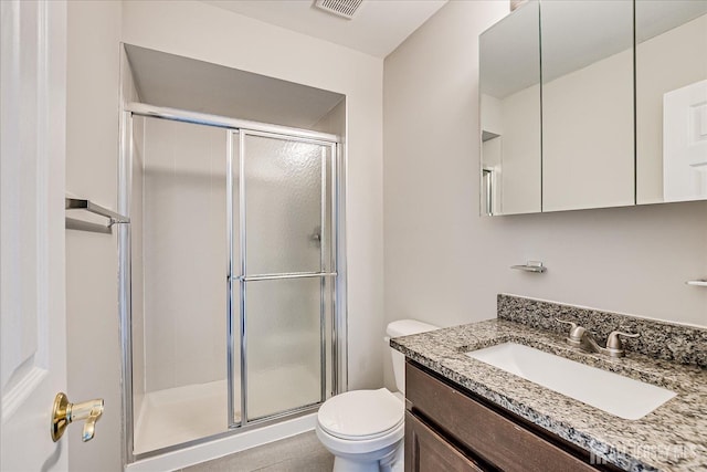 922 Thomas Ave, North Brunswick, NJ 08902 - bathroom featuring a shower stall, toilet, and vanity