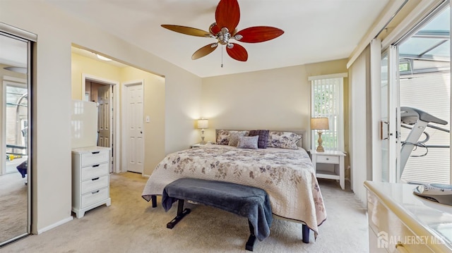 1014 Hemlock Ct, South Brunswick, NJ 08852 - bedroom featuring light carpet and a ceiling fan