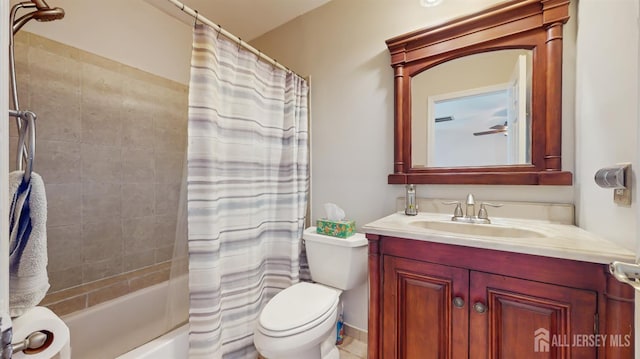 1014 Hemlock Ct, South Brunswick, NJ 08852 - bathroom featuring toilet, vanity, and shower / bath combination with curtain