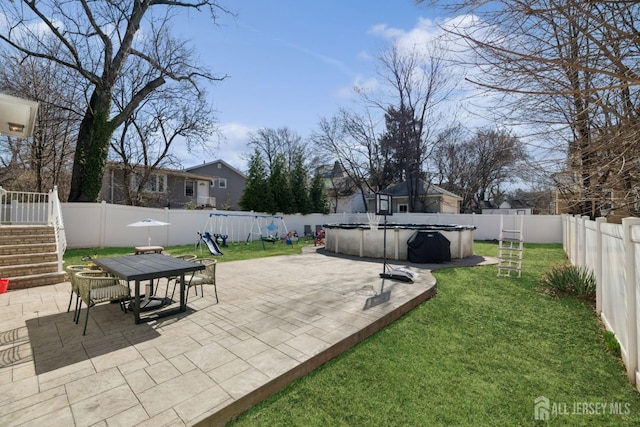 view of patio / terrace with outdoor dining area