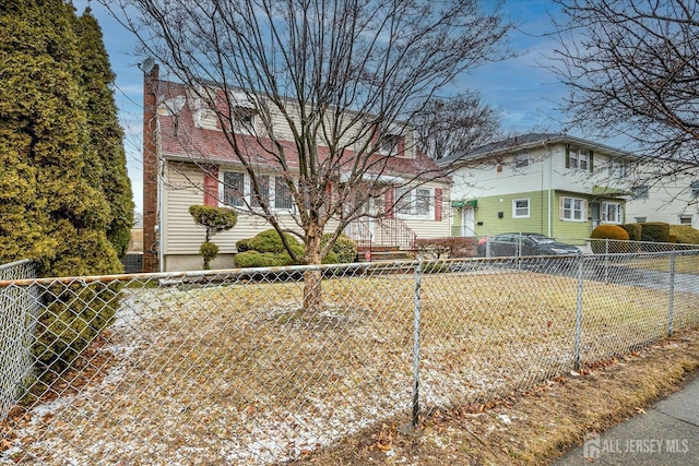 view of front of home