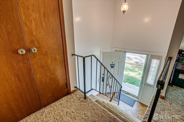 50 Lilac St, Edison, NJ 08817 - entrance foyer featuring stairway and a high ceiling