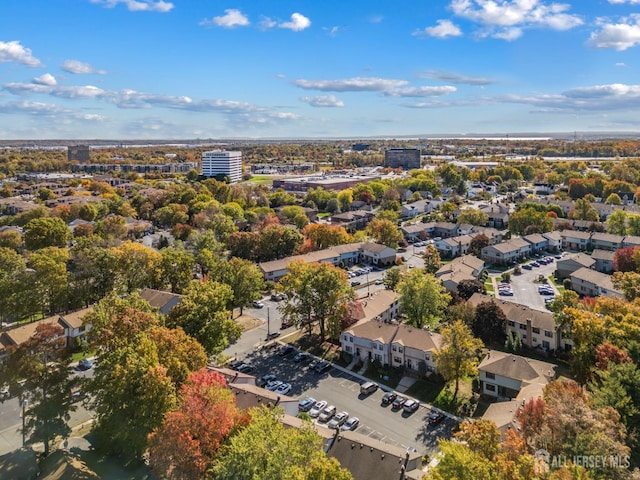 aerial view featuring a residential view