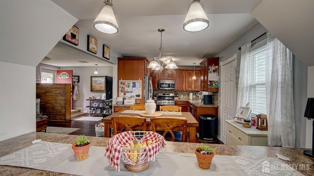 27 Carlton Ave, Monroe, NJ 08831 - dining area with dark wood-style flooring