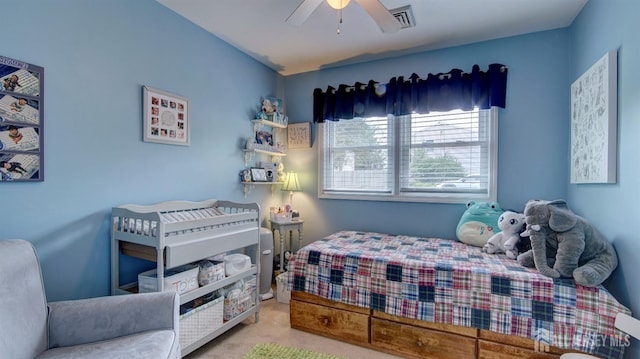27 Carlton Ave, Monroe, NJ 08831 - carpeted bedroom featuring ceiling fan