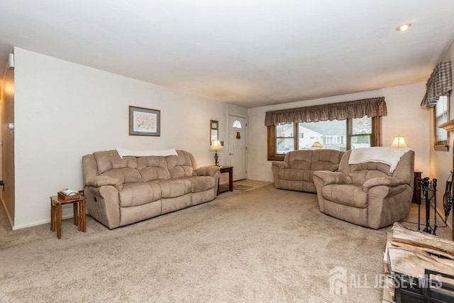 2338 Oxford Ave, South Plainfield, NJ 07080 - view of carpeted living room