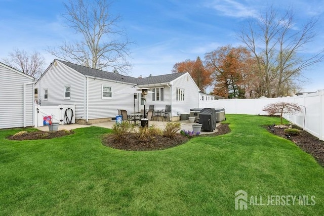 2338 Oxford Ave, South Plainfield, NJ 07080 - back of house with a patio and a fenced backyard