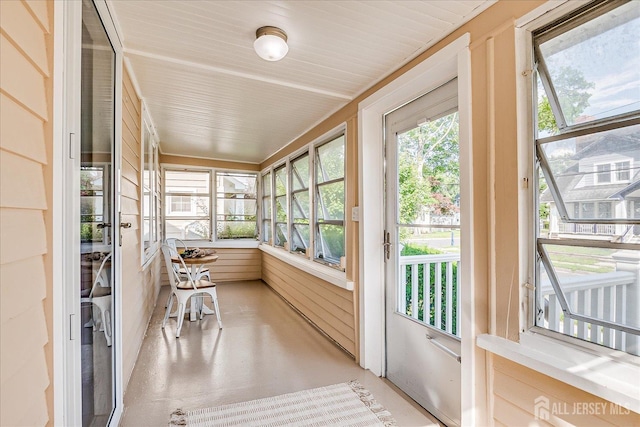 205 Midland Ave, Metuchen, NJ 08840 - sunroom with concrete floors