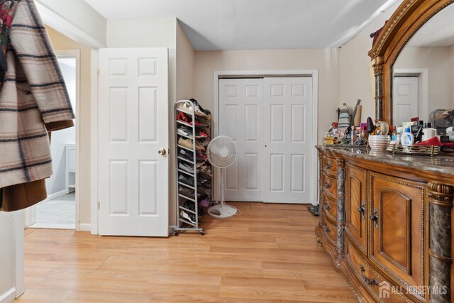 137 Paul Robeson Blvd Unit B, New Brunswick, NJ 08901 - entrance foyer with light wood-style flooring and arched walkways