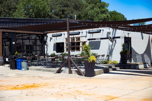 exterior space with a patio