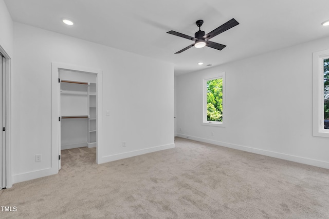 2601 Mayview Rd, Raleigh, NC 27607 - unfurnished bedroom with recessed lighting, baseboards, and carpet