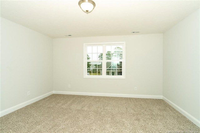 empty room with carpet floors