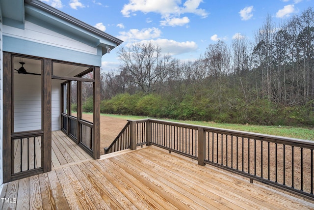 view of deck