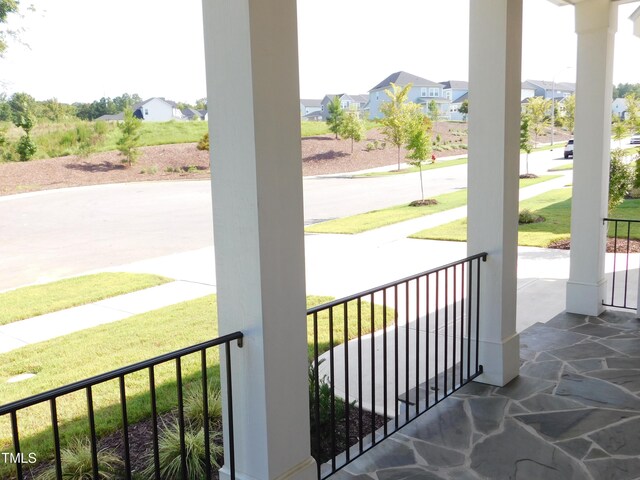 exterior space featuring a porch