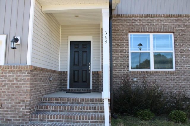 view of entrance to property