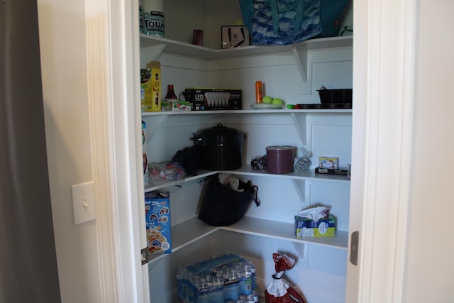 view of pantry