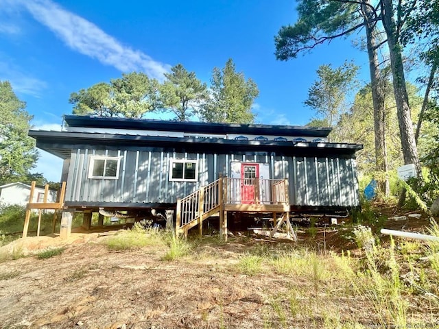 view of rear view of property