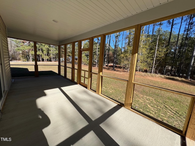 sunroom with a wealth of natural light