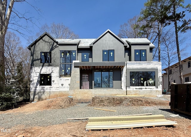view of rear view of property