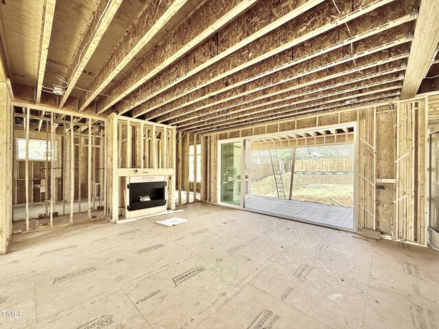 view of unfurnished living room