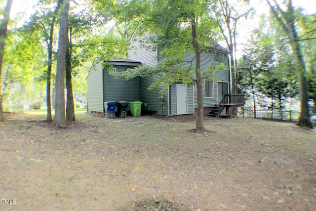 view of rear view of house