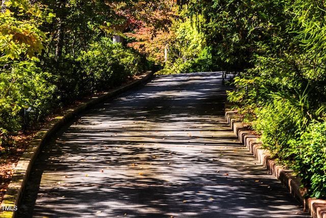 view of road