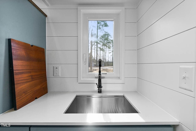 kitchen featuring sink and a wealth of natural light