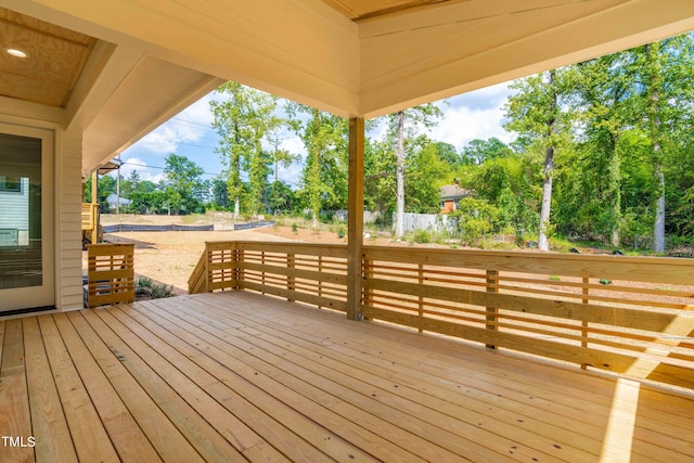 view of deck