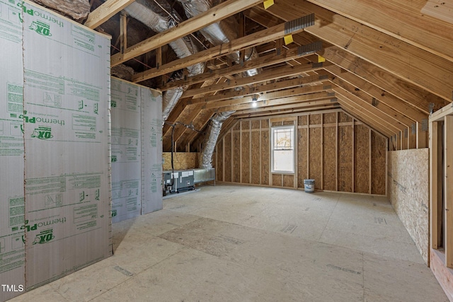 view of attic