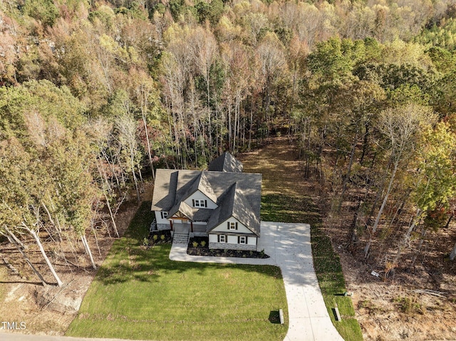 143 Hook Dr Lot 23, Fuquay Varina, NC 27526 - aerial view of property and surrounding area with a forest
