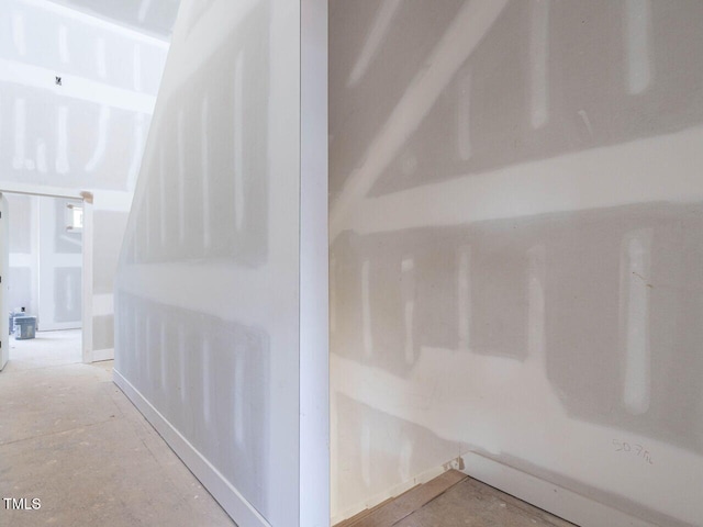 interior space featuring concrete flooring