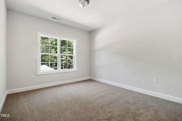 unfurnished room with carpet